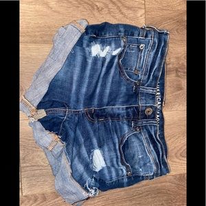 American eagle Jean shorts size 2🦅